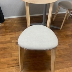 【グリニッチ】ラウンドテーブル90 ＋チェア2つ＋スツール1つの画像
