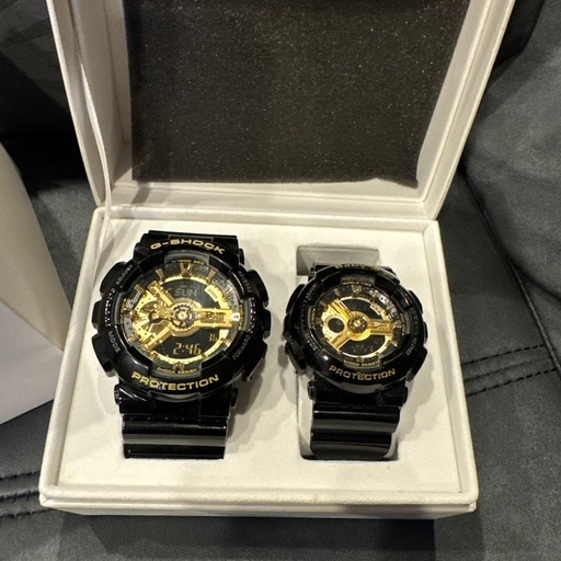 G-SHOCK BABY-G ペアウォッチ ブラック＆ゴールド　箱あり