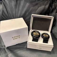 G-SHOCK BABY-G ペアウォッチ ブラック＆ゴールド　箱あり