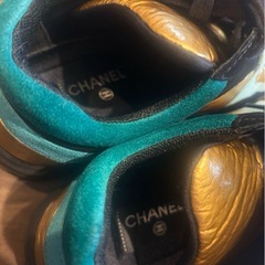 CHANEL シャネル G34360ココマーク/ スニーカー35ハーフレディースの画像