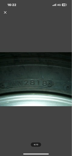 195/65R15スタッドレス スバル純正アルミ付き４本（6J 100 5穴 +48)