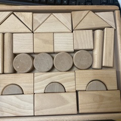 無塗装　積み木　対象年齢1歳半からの画像