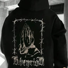 祈りの手プルオーバーパーカー