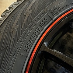 最終値下げ‼️🛞４本セット🛞　スタッドレス　 17インチ　タイヤ　ホイール　G-SPEEDの画像