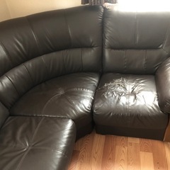 5人掛けコーナーソファの画像