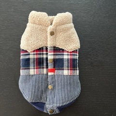 (お話中)美品　犬　アウター　ジャンバー　もこもこ　服の画像