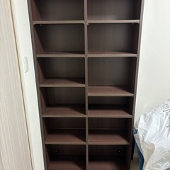 【3.４日に取りに来てくれる方0円】本棚　収納棚　の画像