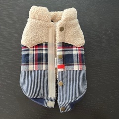(お話中)美品　犬　アウター　ジャンバー　もこもこ　服の画像