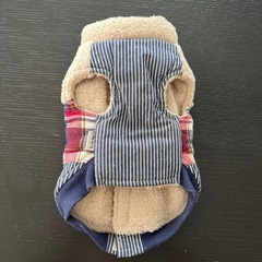 (お話中)美品　犬　アウター　ジャンバー　もこもこ　服の画像