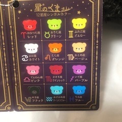 星のくまさん　おおきめ　やぎ座　ブラックの画像