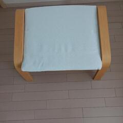 【値下げ】イケア ポエング オットマンの画像