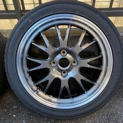 美品！195/45r16 サマータイヤ✖️16インチホイール4本...
