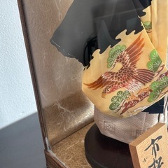 日本人形　市松人形 小出松寿作 ガラスケース付の画像