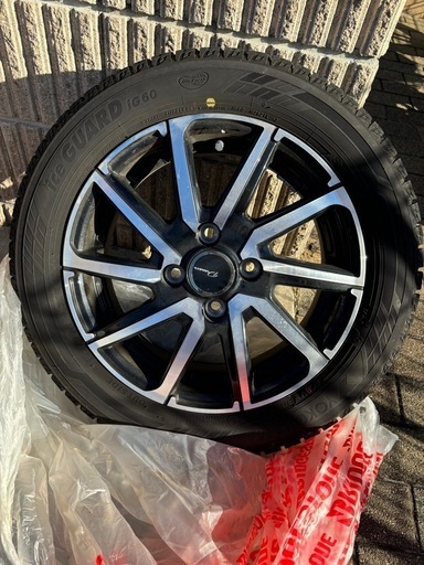 交渉中です。ホイールタイヤ4本セット スタッドレス 軽自動車