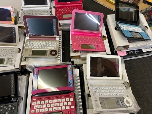 未使用、展示品　シャープ12個まとめて電子辞書Brainブレーン