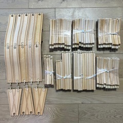 IKEA 木製レール トーマス おもちゃ　74点