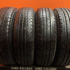 YOKOHAMA BluEarth-Van RY55 195/80R15 107/105N LT 15インチ 夏タイヤ 4本 22～23年製 バリ溝 ハイエース キャラバン等　(VTI084)