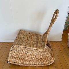 IKEA ロッキングチェア バナナ繊維の画像