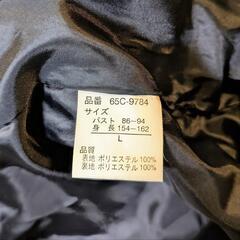 ピーコート　ブラック　レディースL　の画像