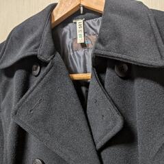 ピーコート　ブラック　レディースL　の画像