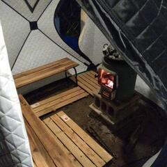 テントサウナやってます♨️