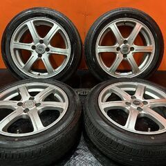 【DUNLOP EC202 175/60R16】夏タイヤ【BS BALMINUM 16インチ 6J4HPCD100+42】20年製 バリ溝 ラクティス等　(VTN170) 