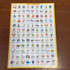 ポケットモンスター　　下敷き　マックの画像