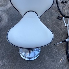 ニトリ　カウンターチェア　白②の画像