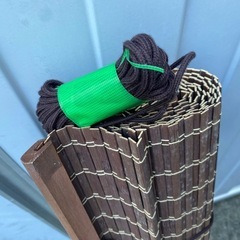 ブラインド　葦簀風　カーテン②の画像