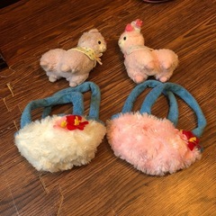 アルパカのぬいぐるみ2つセットの画像