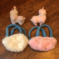 アルパカのぬいぐるみ2つセットの画像