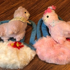 アルパカのぬいぐるみ2つセットの画像