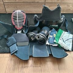 小学生用　剣道一式セット7点セットバック付きおまけアリの画像