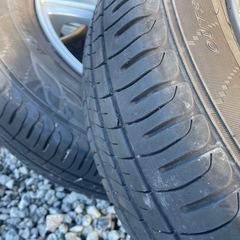 サマータイヤ 155/80R13 アルミホイール4本セットの画像