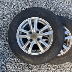 サマータイヤ 155/80R13 アルミホイール4本セットの画像