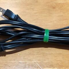 【中古】プリンター等電源コード　約2ｍ　1本