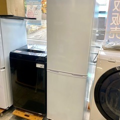 値下げ！仙台市内トラック荷台渡し無料！ 2020 ちょっと大きめ アイリス 162L ホワイト 冷蔵庫 AF162-W の画像
