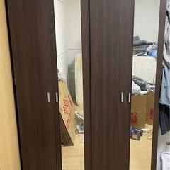 クローゼット 洋服タンス2個セット