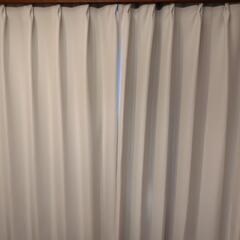 お譲り先確定（お譲り）遮光カーテン　白の画像