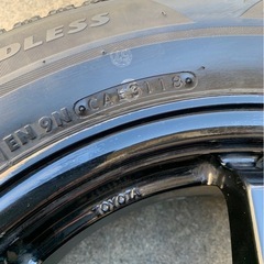 195/65r15スタッドレス　プリウス純正ブリヂストンVRX2 2018年の画像