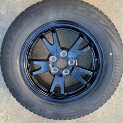 195/65r15スタッドレス　プリウス純正ブリヂストンVRX2 2018年の画像