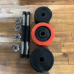 ダンベル、腹筋ローラー、トレーニングベンチセット