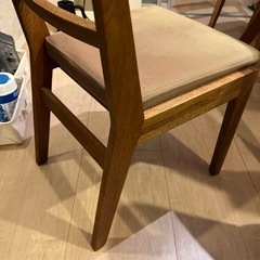 2脚セット！ unico ADDAY アディ　チェア　ブラウンの画像