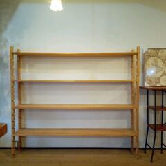 木製棚　ディスプレイ棚　DIY　集成材　182×30×163cm...
