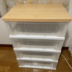 追加募集　4段チェスト　衣装ケースの画像
