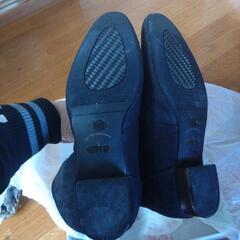 レディースブーツ 黒　Lの画像