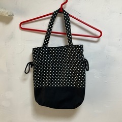 ポルカドットトートバッグの画像