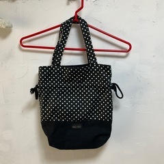ポルカドットトートバッグ
