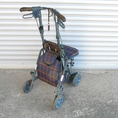 配達先決定🚚　無料配達します🚚定価２万円💖椅子付シルバーカート💖島製作所 サニーウォーカー💖手押し補助車💖の画像