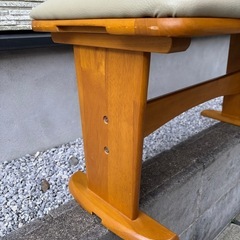 ベンチ 椅子 長さ約70cm 高さ約40cm の画像